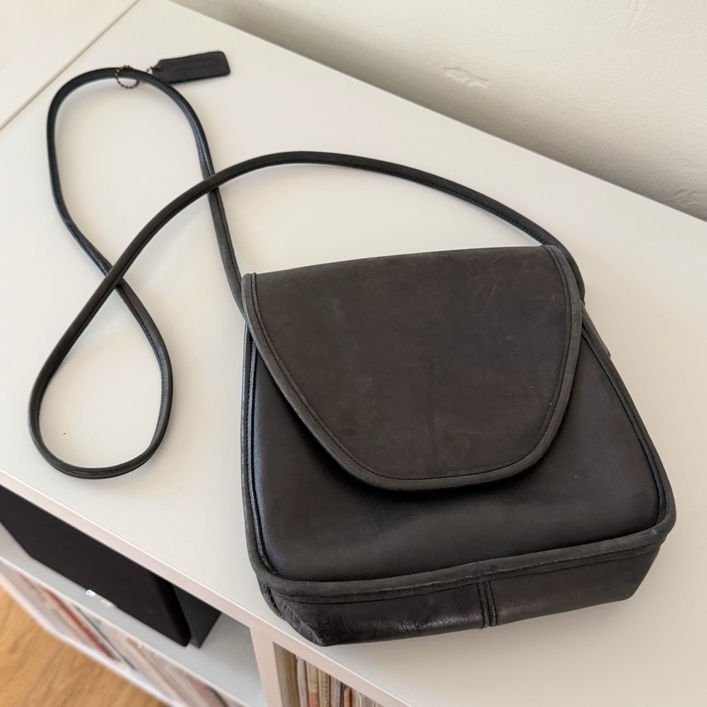 Vintage Coach Leather Crossbody Bag